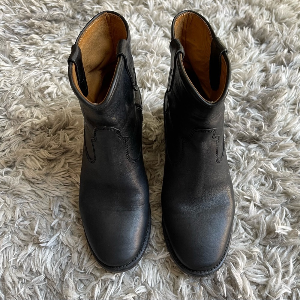 Isabel Marant Cluster Leather Hidden Wedge Ankle Boots - Picture 5 of 16